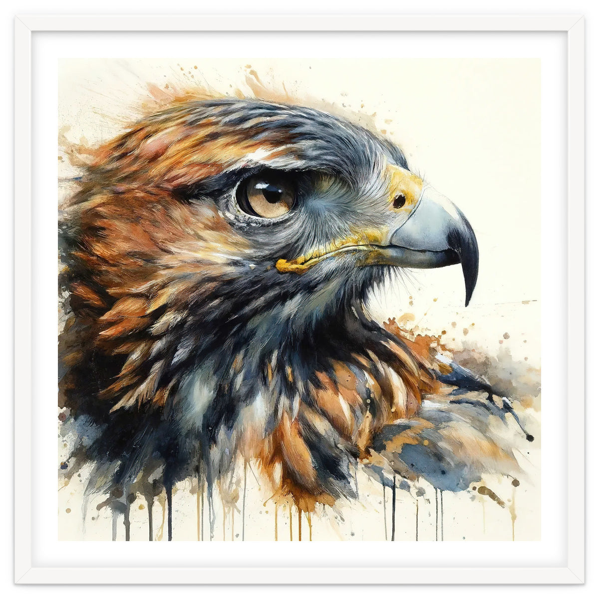 Eagle Gaze Across The Horizon