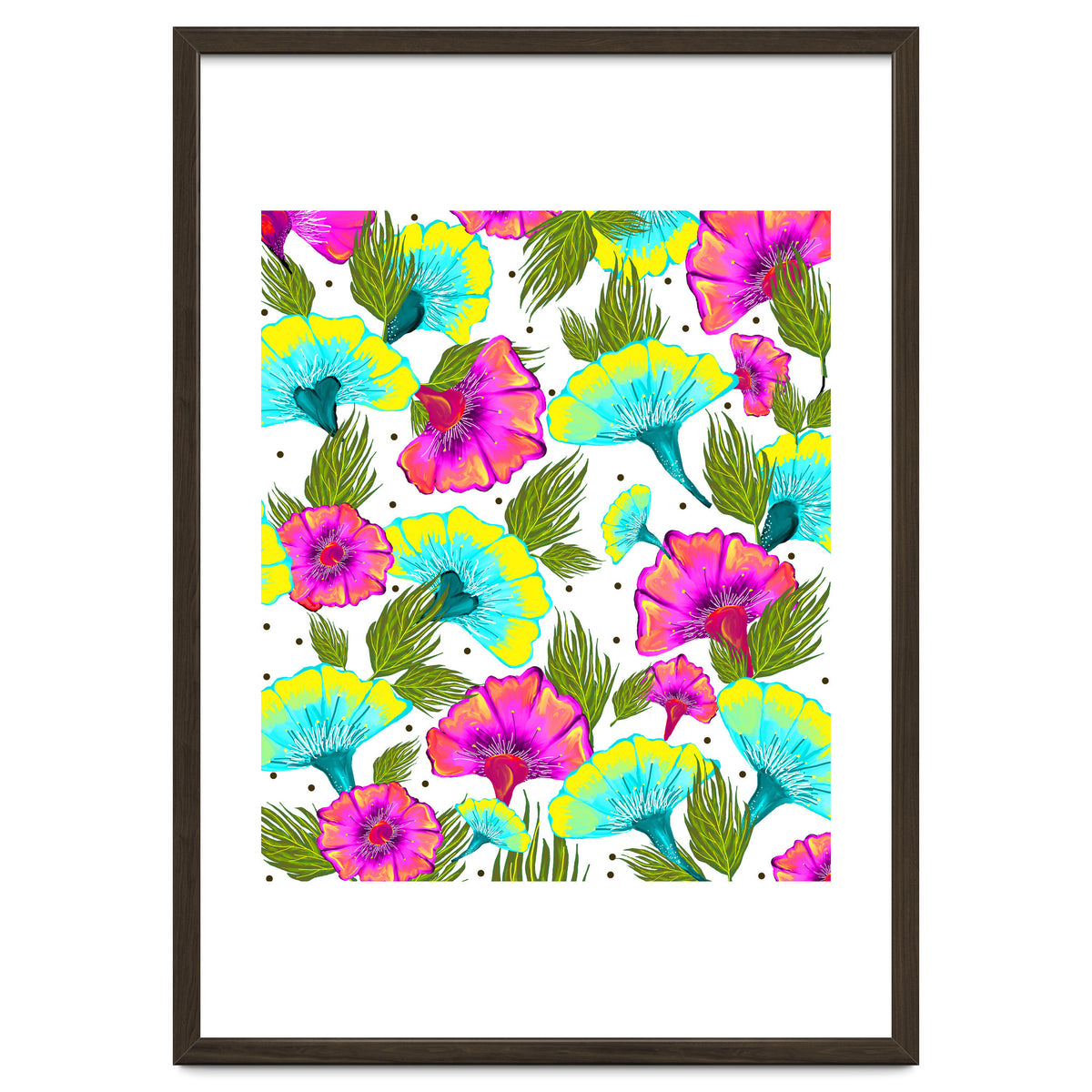 Ecstatic Floral #society6 #decor #buyart
