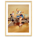 Sexy Pinup Girl On Bowling Incident thumbnail