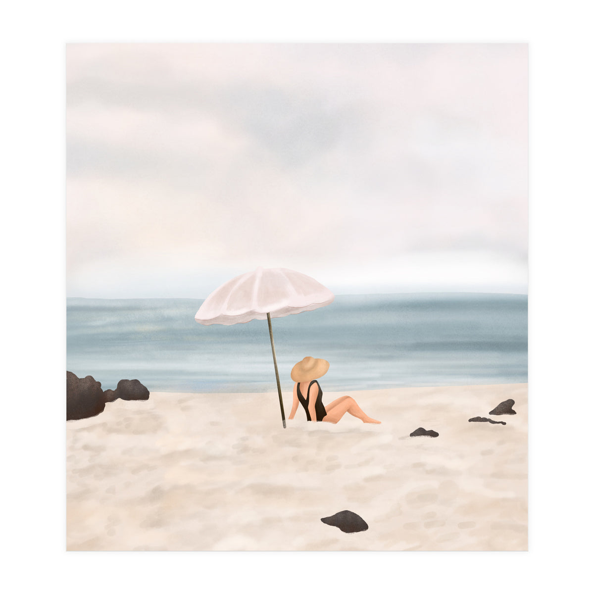 Beach Morning II (Print Only)