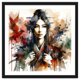 Phoenix Spirit Asian Warrior Portrait thumbnail