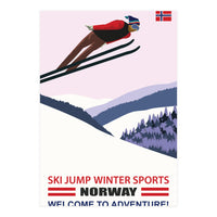 Ski Jump In Norway (Print Only)