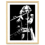 Ian Anderson British Musician Legend in Grayscale thumbnail