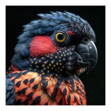 Close Up Portrait Of A Colorful Exotic Parrot (Print Only) thumbnail