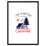Life Is Better At The Campfire – Funny Camping Quote Gift for Campers thumbnail