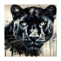 Watercolor Panther (Print Only)
