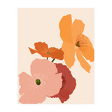 Autumn Wildflowers, Botanical Illustration Vintage Classy, Bohemian Floral Blossom Plants Bloom, Pastel Flowers Garden Nature (Print Only) thumbnail