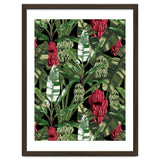 Banano Leaves Dark Jungle Red thumbnail