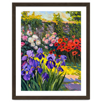 Sun-Drenched Secret Garden Oil Painting