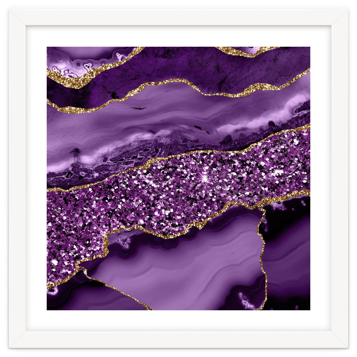 Agate Glitter Ocean Texture 02