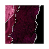 Burgundy & Silver Agate Texture 01  (Print Only) thumbnail