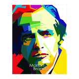 Marlon Brando Hollywood Legend Pop Art WPAP (Print Only) thumbnail