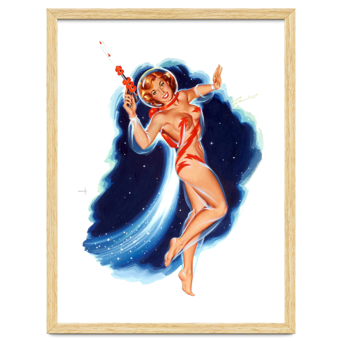 Pinup Astronaut Girl