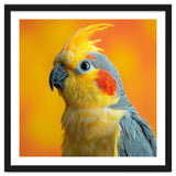 Close Up Cockatiel Parrot With Yellow Crest thumbnail