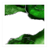 Green & Silver Agate Texture 11  (Print Only) thumbnail