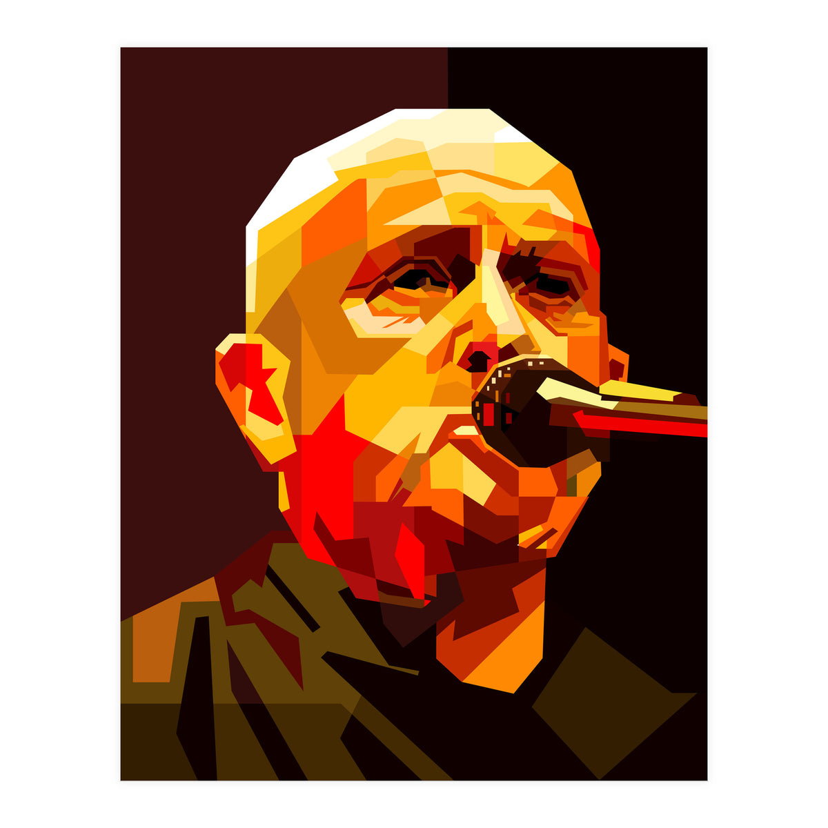 Peter Gabriel Musician Vintage (Print Only)