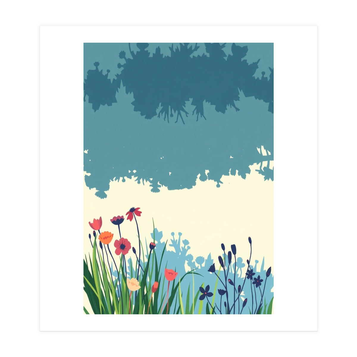 Lake Flower Nature (Print Only)