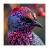 Vibrant Exotic Bird Detailed Feather Close Up (Print Only) thumbnail