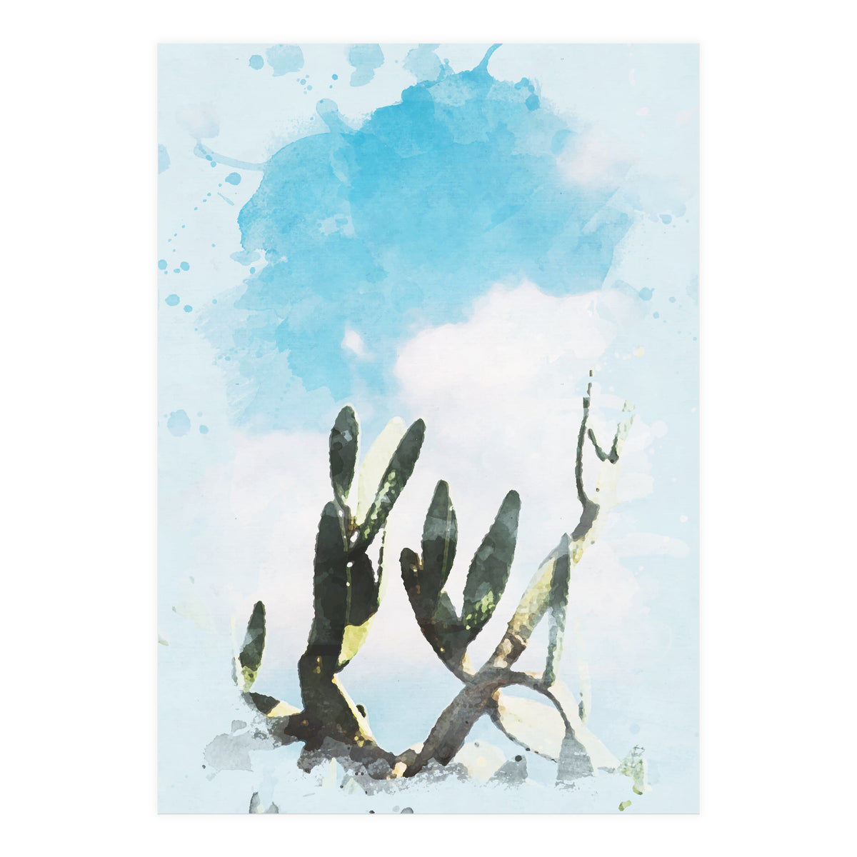 Cactus & Sky (Print Only)