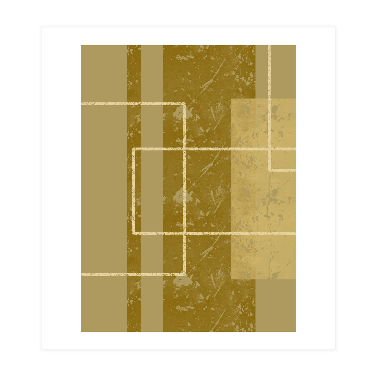 Golden Construction (Print Only)