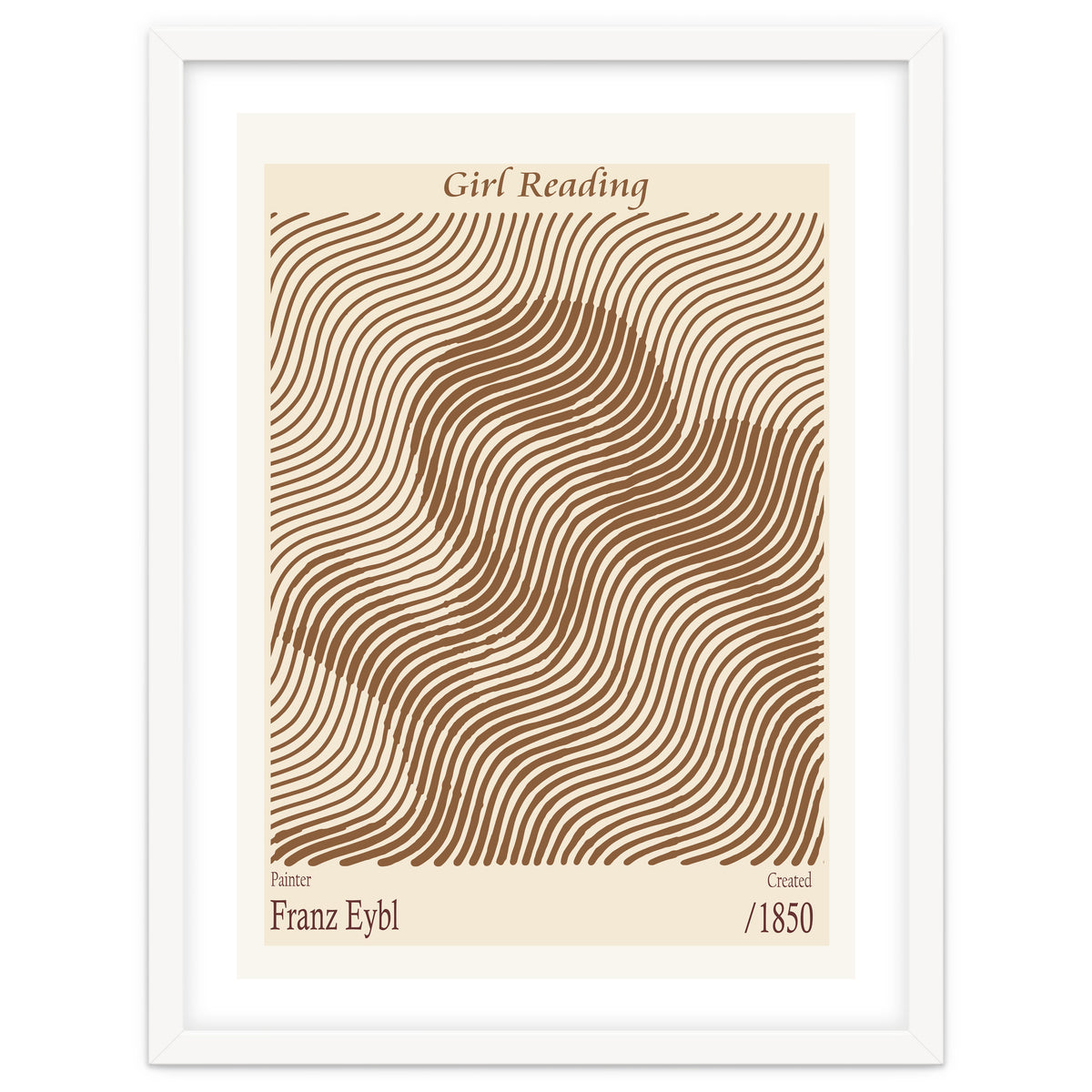 Girl Reading – Franz Eybl (1850)