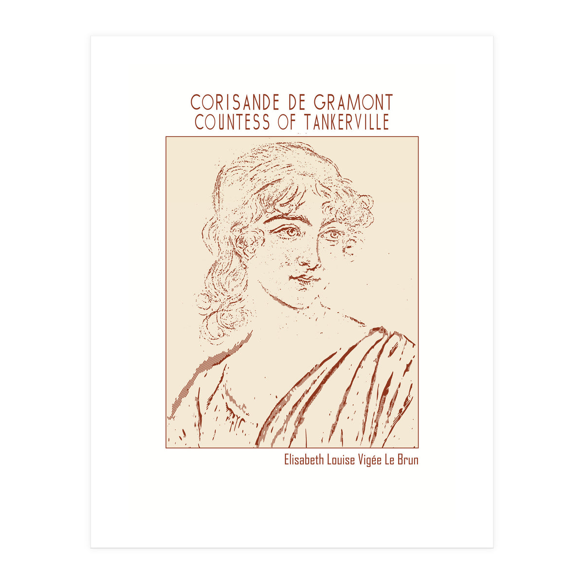 Corisande De Gramont, Countess Of Tankerville  (Print Only)