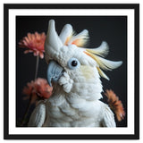 Beautiful Cockatoo Parrot With Yellow Crest thumbnail