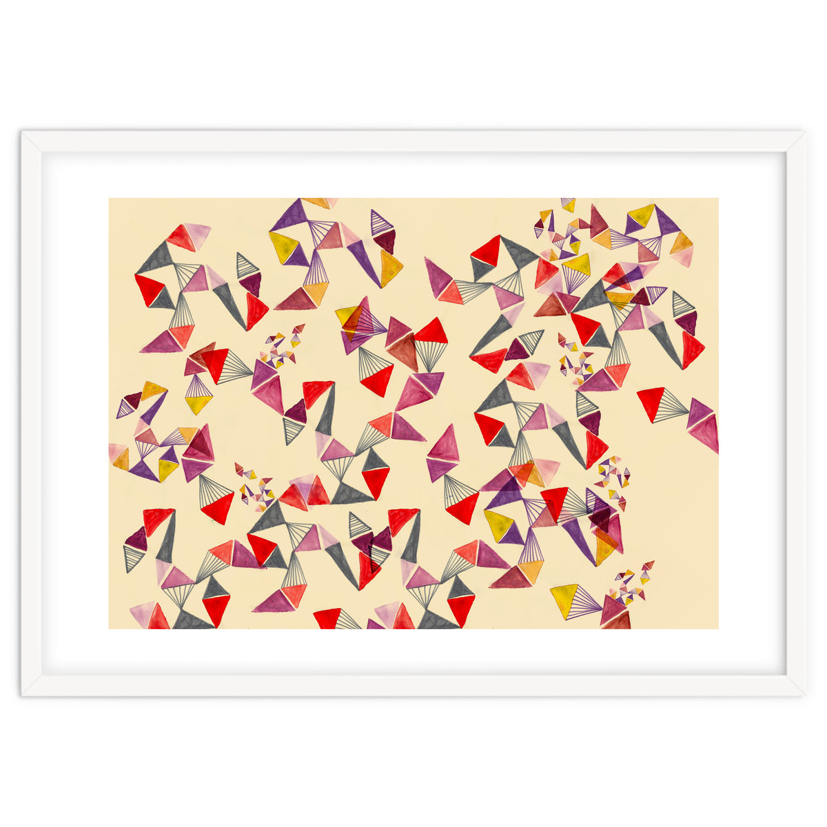 Watercolour Geometric Shapes