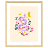Lunar Snake  - lavander and cream thumbnail