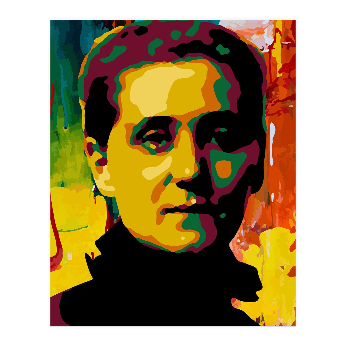 Jane Addams Colorful Abstract Art 2 (Print Only)