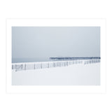 Pier in the winter seascape (Print Only) thumbnail