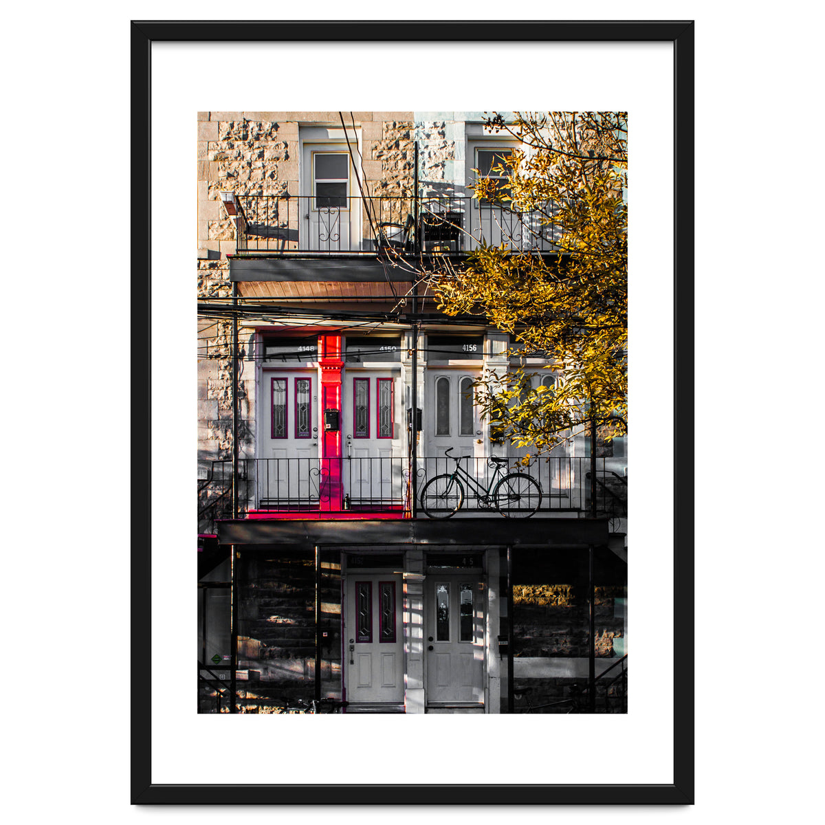 Montreal Bicycle Balcony No 1 Color Version