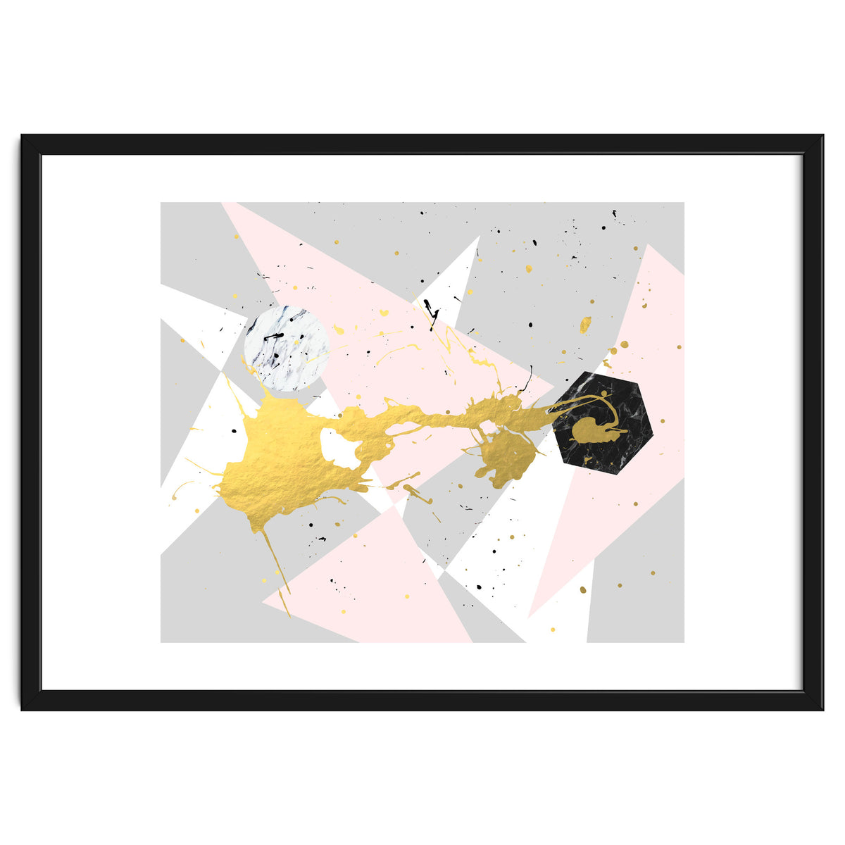 Gold Splatter #society6 #decor #buyart