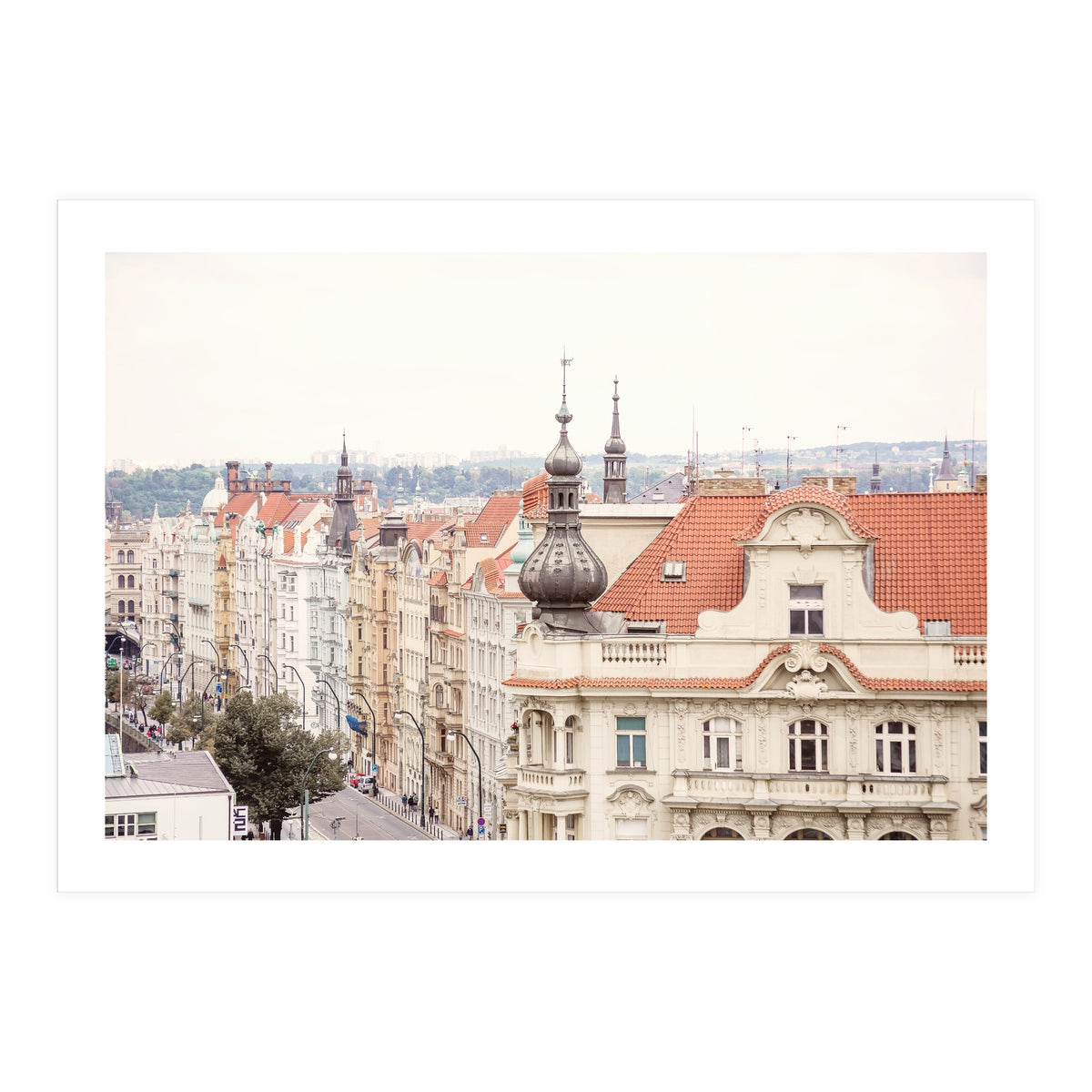 Prague Rooftops 1 (Print Only)