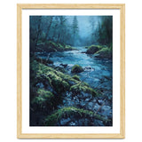 The Cerulean Current: A Whispering Flow Through the Moss thumbnail