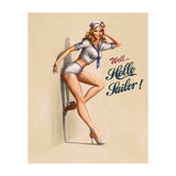 Hallo Sailor Pinup Girl (Print Only) thumbnail