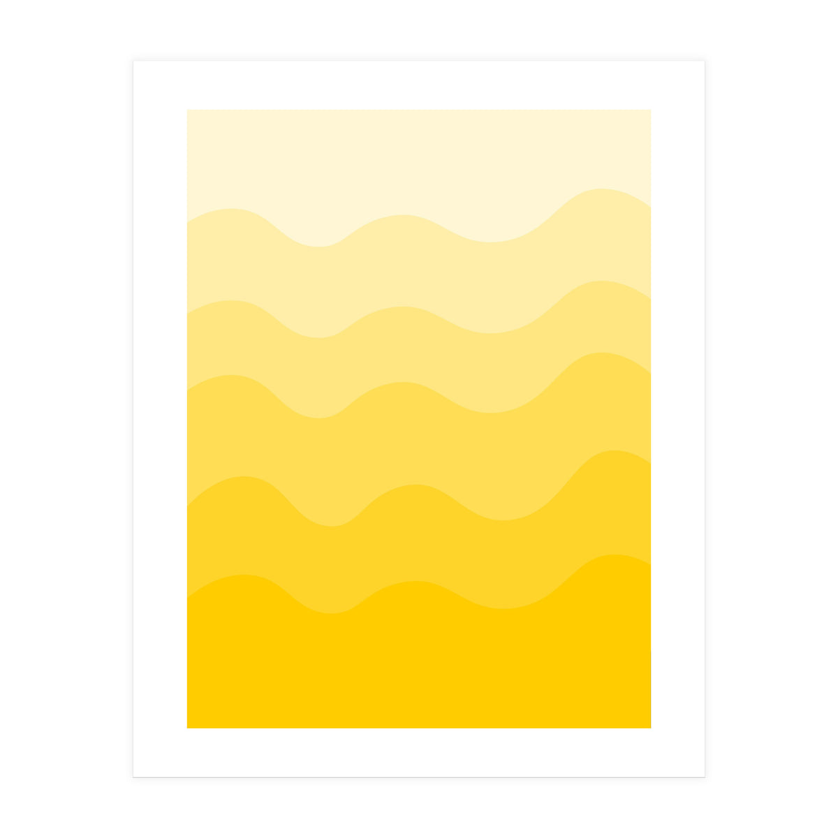 Yellow gradient design (Print Only)