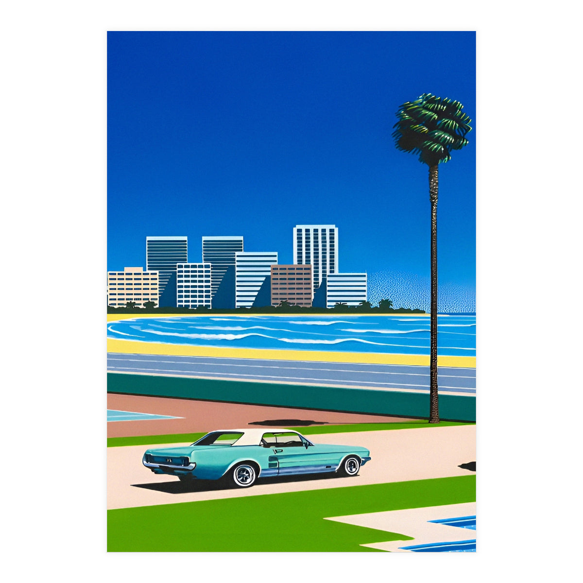 Hiroshi Nagai - Vaporwave, City Pop (Print Only)