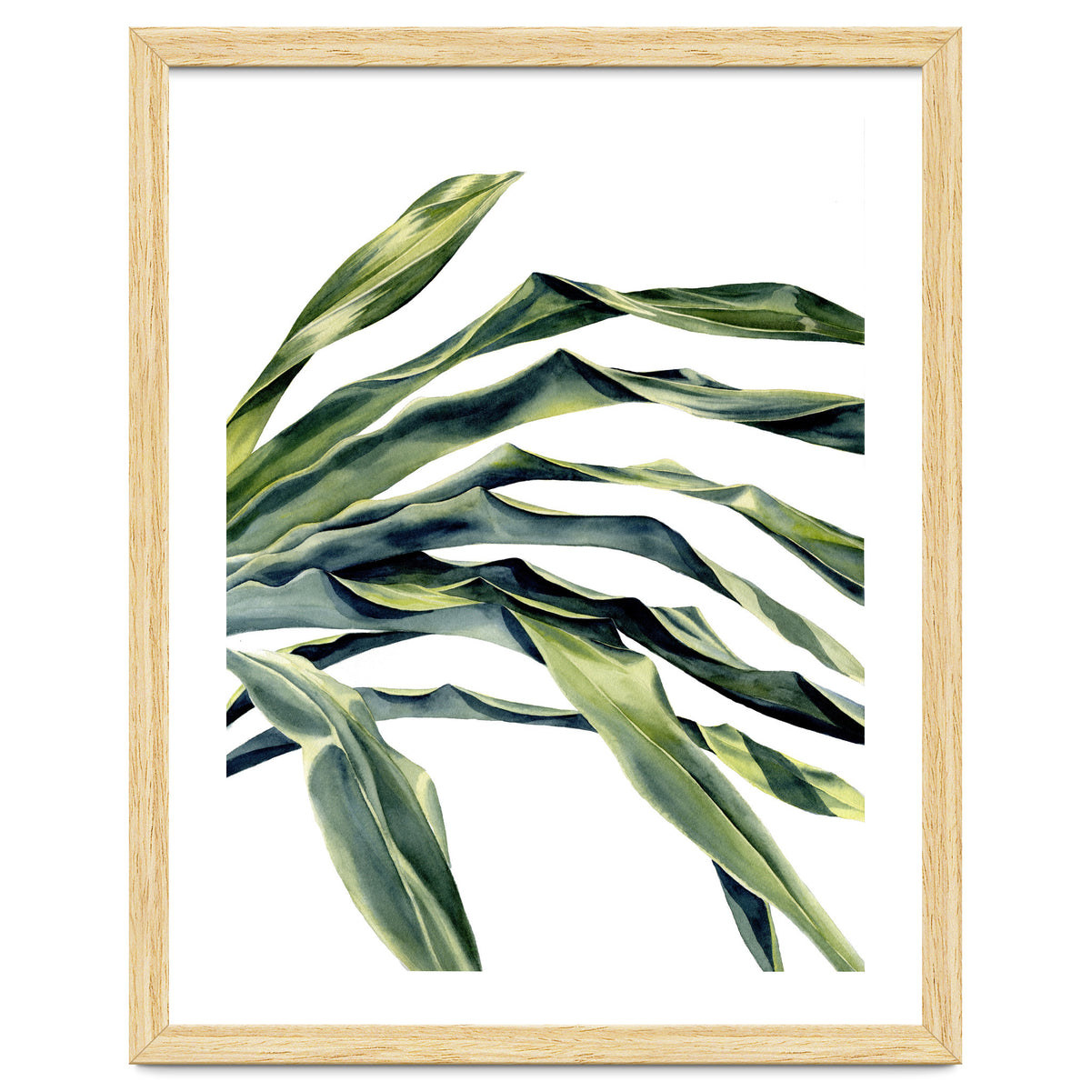 Green Palm Leaves