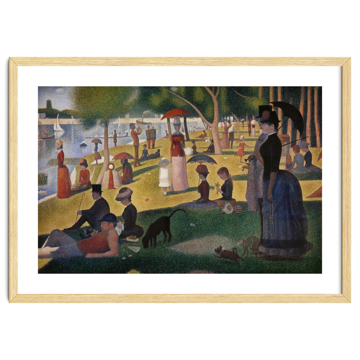 Georges Seurat / 'A Sunday Afternoon on the Island of La Grande Jatte', 1884-1886.
