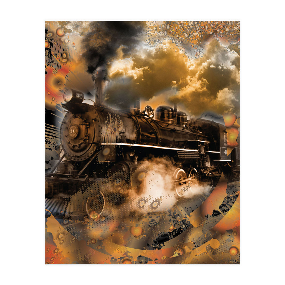 Steam Locomotive (Print Only)
