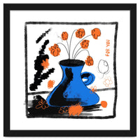 blue vase