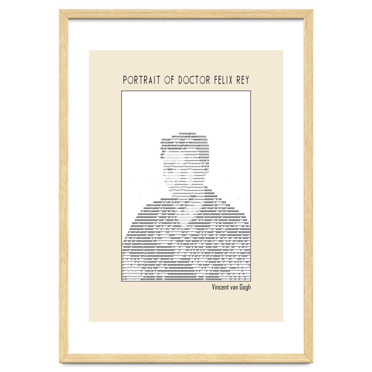 Portrait Of Doctor Felix Rey (ascii Art)