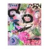 Crazy Town Multimedia Abstract Art Print Large Wall Art Poster Viddy Pop Mood Room (Print Only) thumbnail