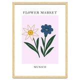 Munich Flower Market - Minimalist Edelweiss Botanical Print thumbnail