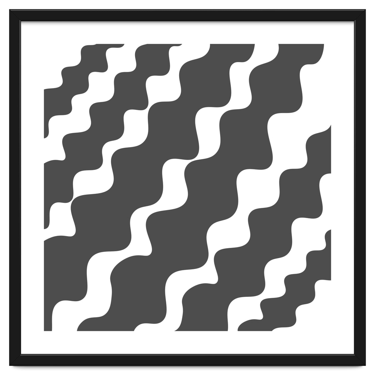 Grey Wavy Pattern