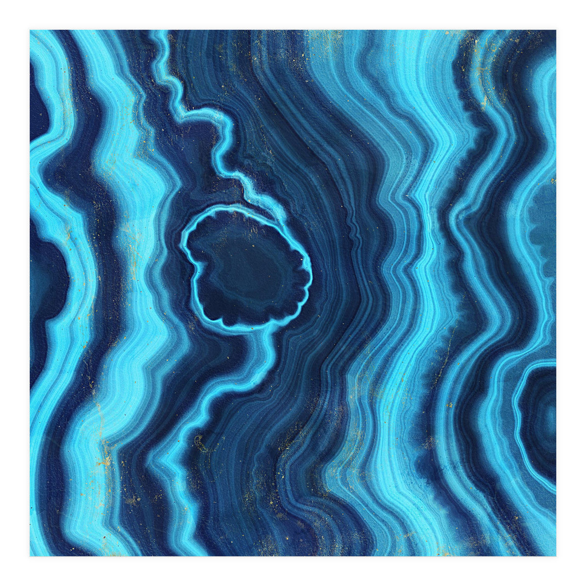 Blue Agate Texture 03 (Print Only)