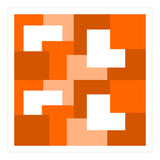 Orange Abstract Square Tiles (Print Only) thumbnail