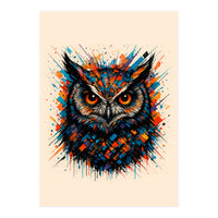 Owl Animal Watercolor (Print Only)