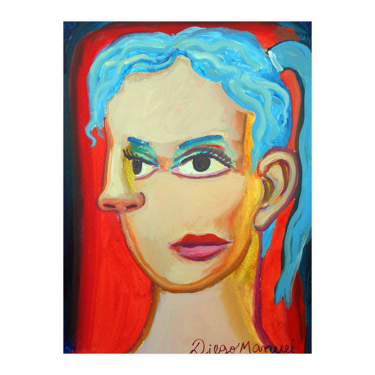 Cabeza De Mujer 25 (Print Only)